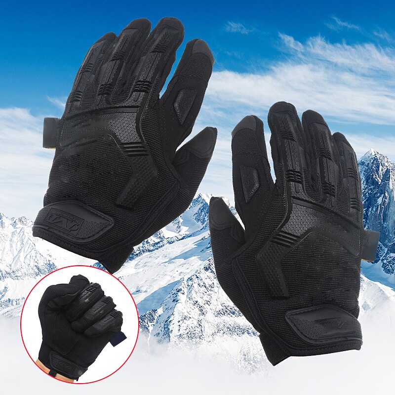 Warm Gloves Hunt Fishing Thermal Anti-slip for Bicycle Cycling motorcycle Full Finger Touchscreen Ski Windproof Outdoor Camping